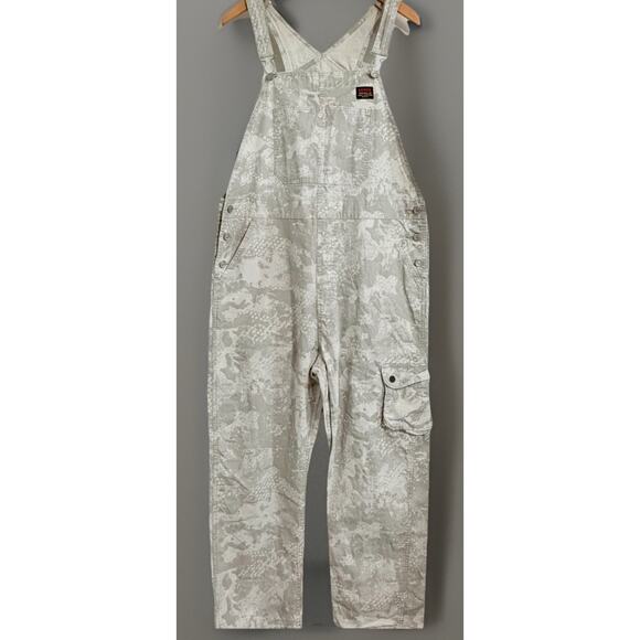 Levis Hiball Digital Gray Camo Ripstop Cargo Utility Style Overalls Size L Large - Picture 1 of 4